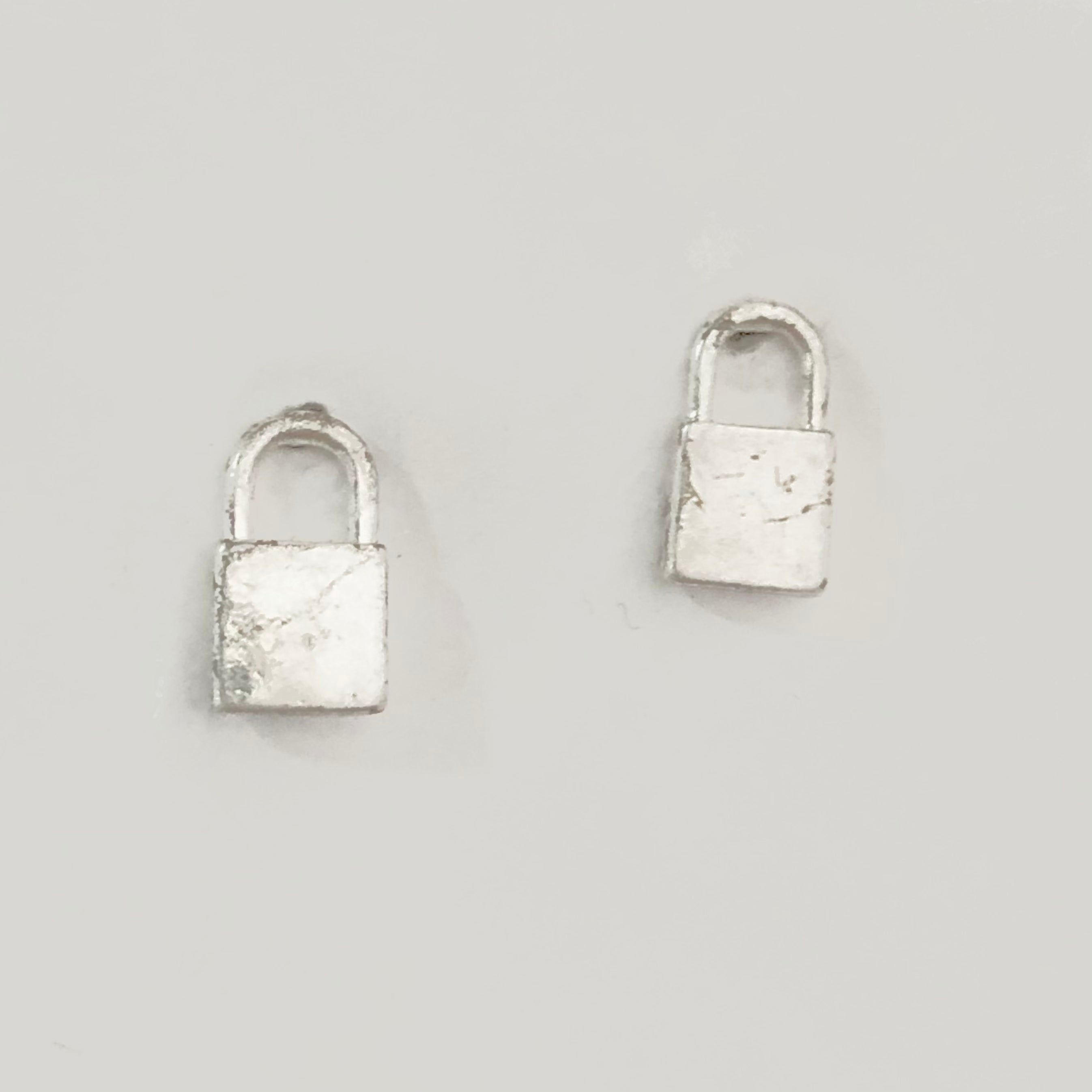 Lock Post Earring